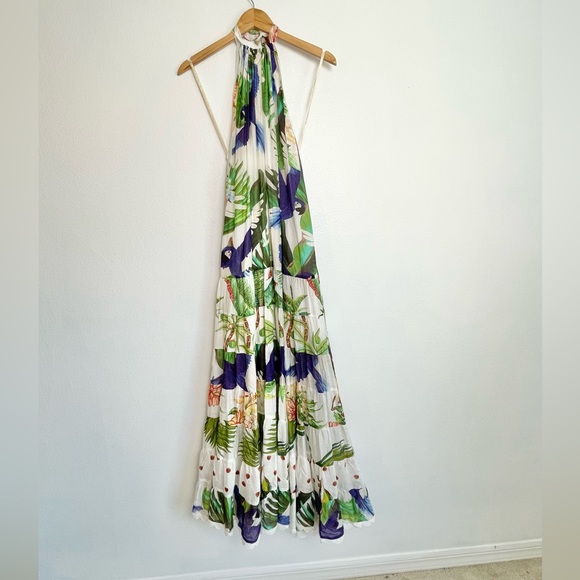 Farm Rio Mixed Palm Maxi Dress In  Multi - Picture 9 of 11